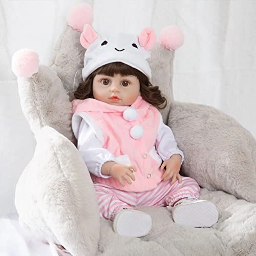 Reborn Baby Doll - 19 Inch Vinyl Girl