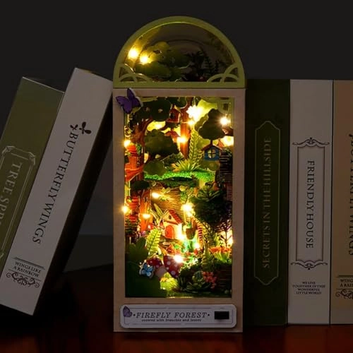 Book Nook Kit - DIY 3D Wooden LED