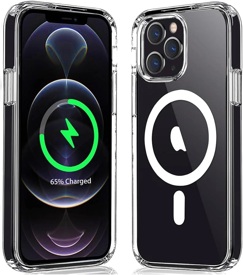 Magsafe Case + Screen Protector - TPU+PC+Magnet for iPhone 12 Pro Max