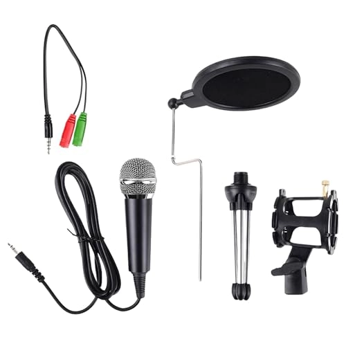Condenser Microphone Set - Stand Set USB/3.5mm Mobile Karaoke
