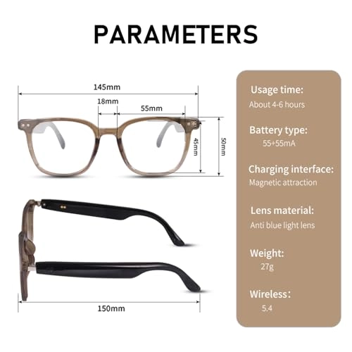 ZXY-GS07 - Smart Wireless Headphone Sunglasses Bluetooth 5.3 IPX5 5 Hours