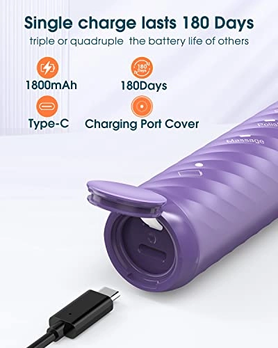 Y01 - 6 Heads 5 Modes Purple