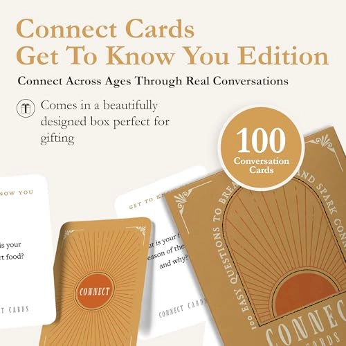 Connect Cards: Get to Know Edition - Conversation Starter Card Game