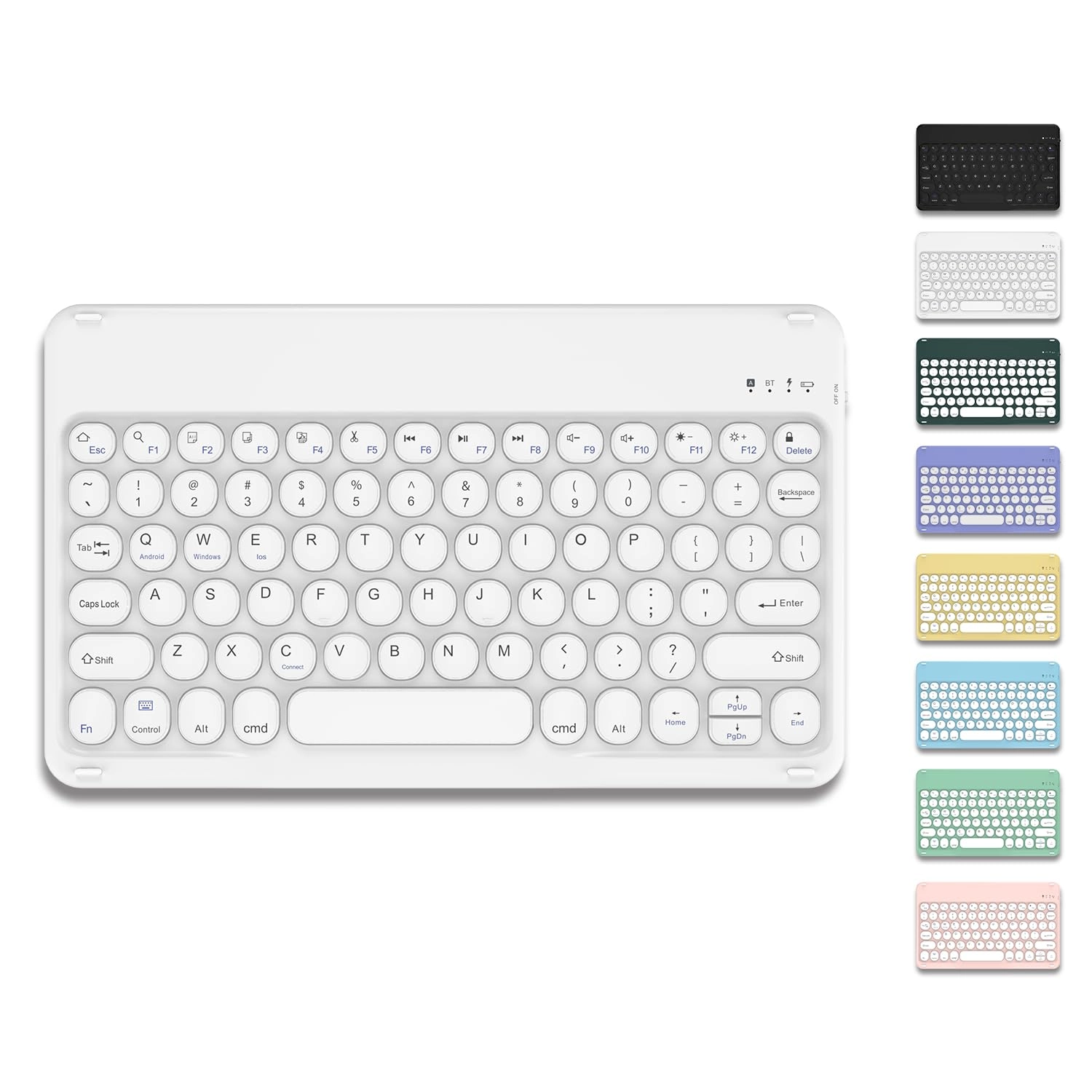 Wireless Bluetooth Rechargeable Keyboard - QWERTY Bluetooth
