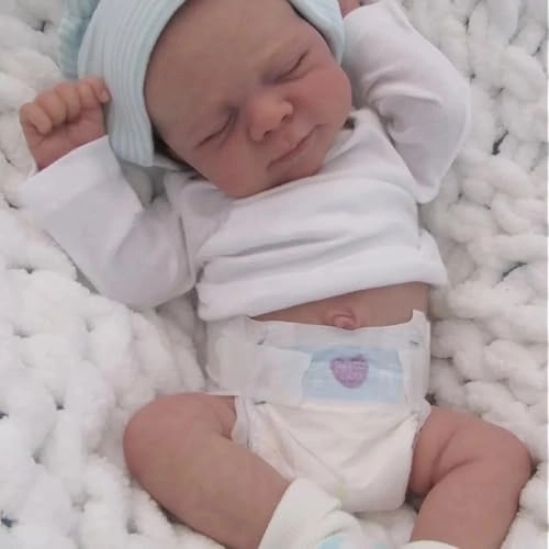 Reborn Baby Doll - 18" Silicone Vinyl Full Body