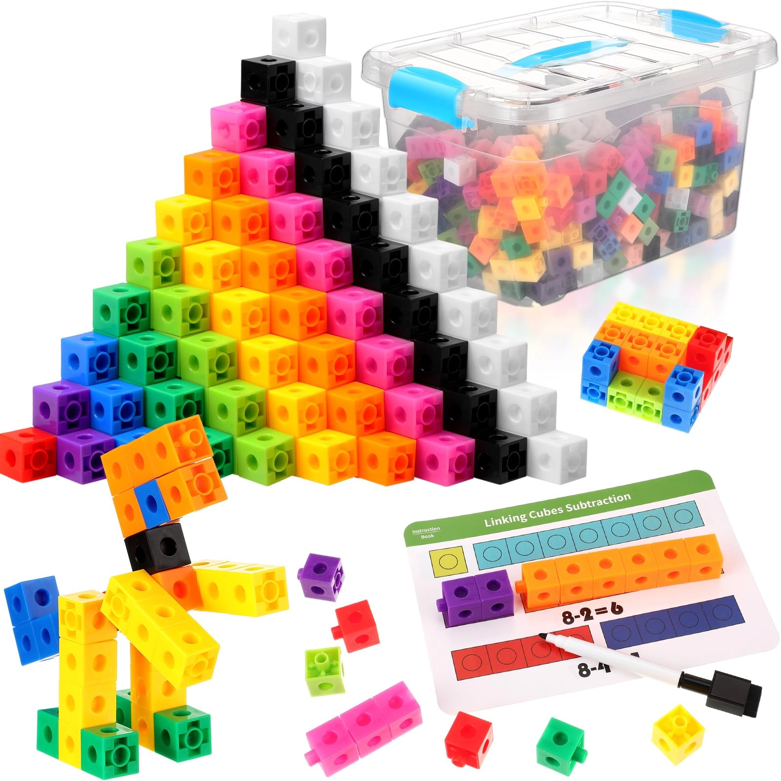 Sonwyoung Math Learning Linking Cube - 219 pieces