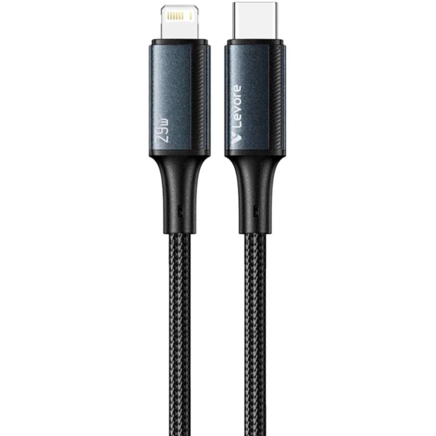 LEVORE Braided USB-C to Lightning Cable - 1 m