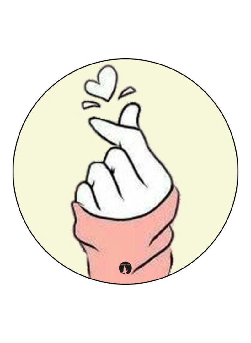 Hand Theme Printed Mouse Pad