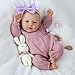 Mary Reborn Baby Doll - 18 Inch Silicone Full Body Vinyl Weighted Ages 3+