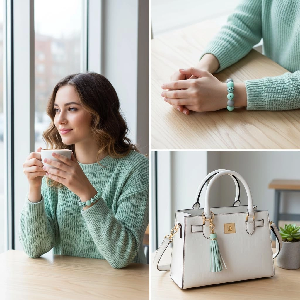 Key Ring Bracelet - Car