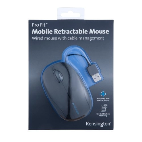 Pro Fit Retractable Mobile Mouse - USB