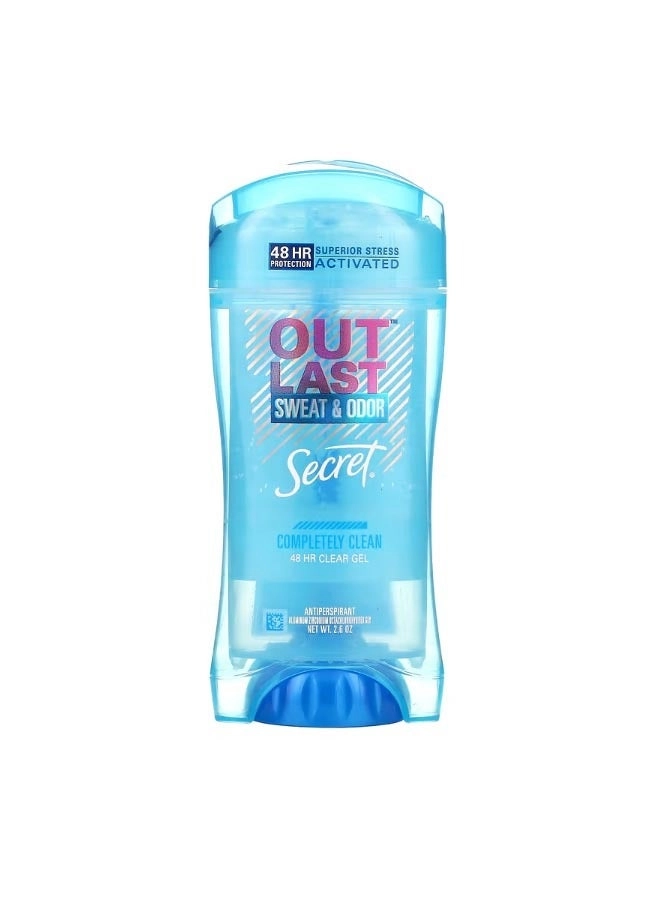 Outlast Antiperspirant and Deodorant Clear Gel - Completely Clean 200 gram