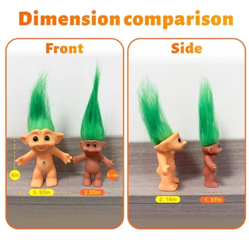 Troll Doll - 7.5in Black+Purple Pack