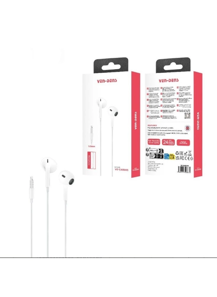 VEN-DENS VD-EAR005 Wired Headset