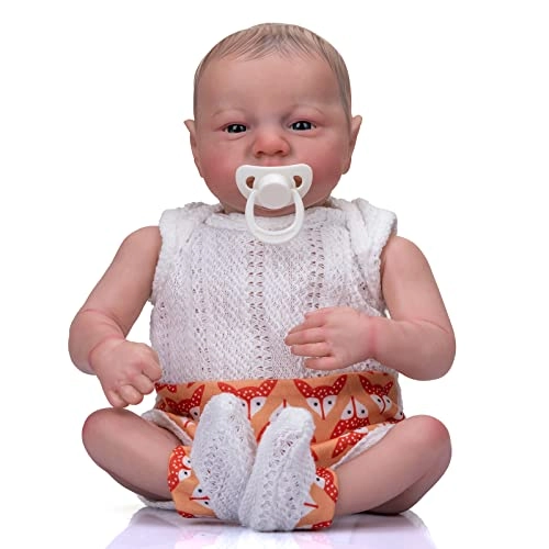 Levi Reborn Baby Doll - 19 Inch 3D Skin Visible Veins Awake & Sleeping