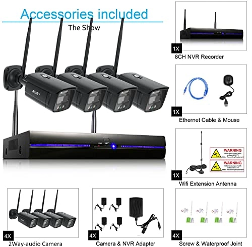 3MP Light Nero NHD-EU - 4x 8CH 1296P