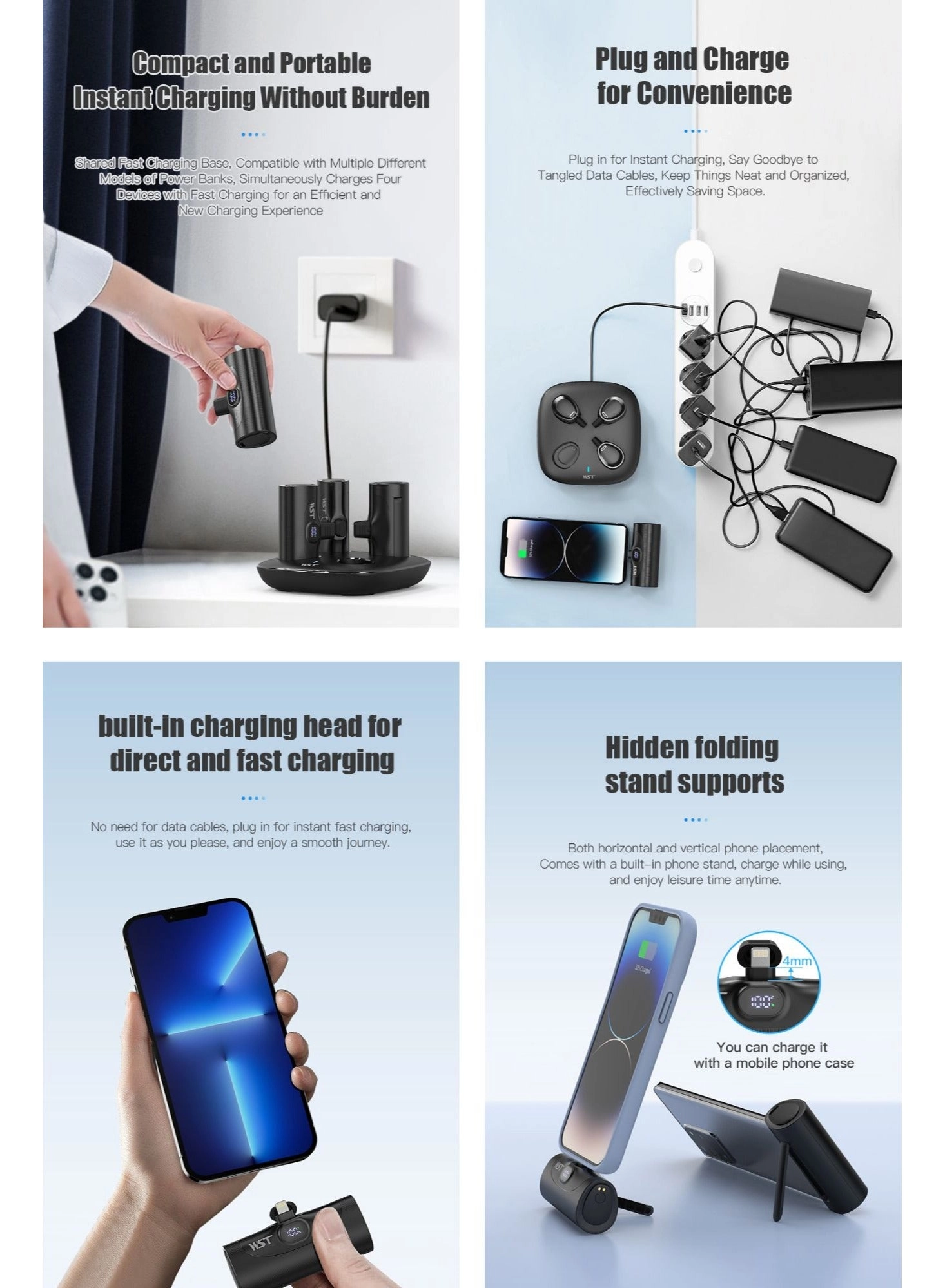 Portable Powerbank - 5000 Watt-hour 20 W 2 USB-C