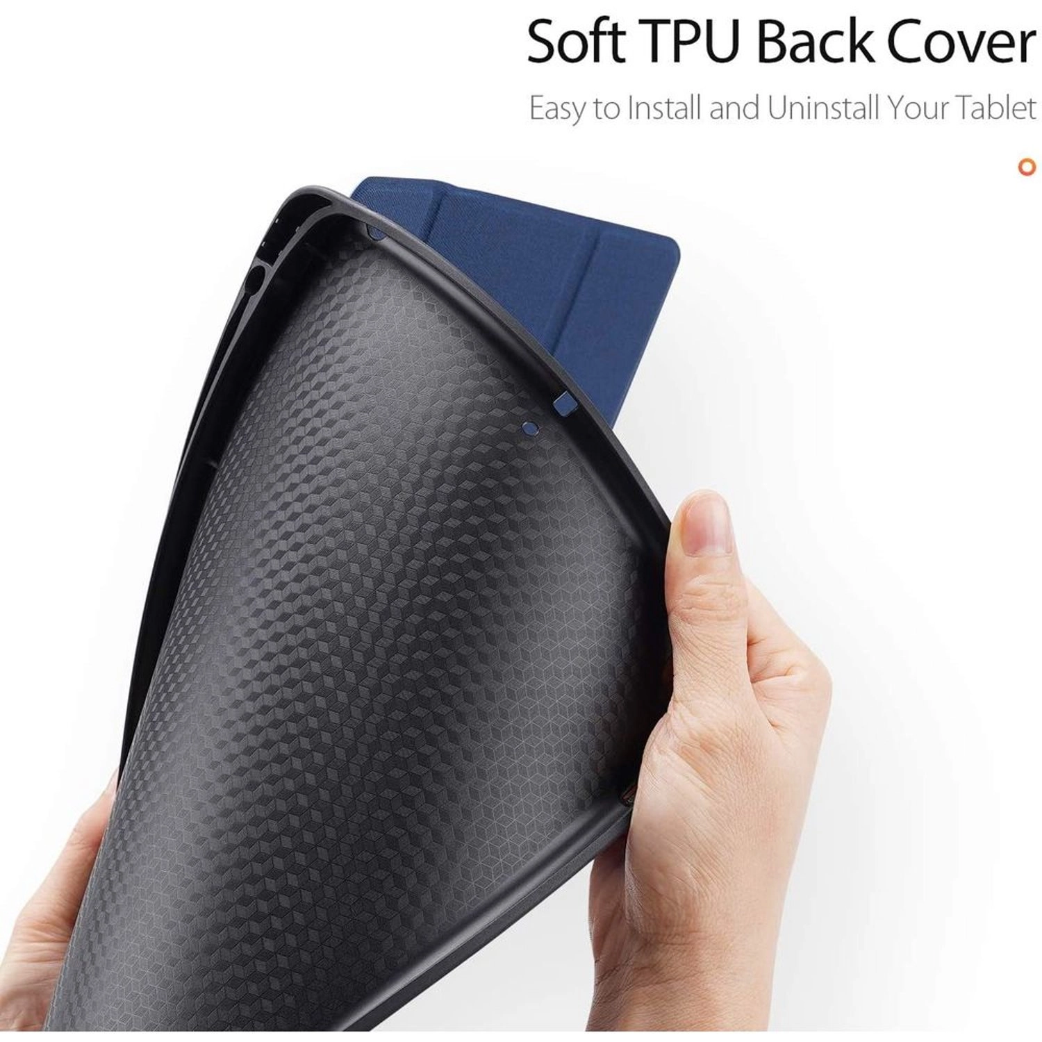 Trifold Stand Case with Pencil Holder for iPad 7th Generation 10.2-inch (2019)