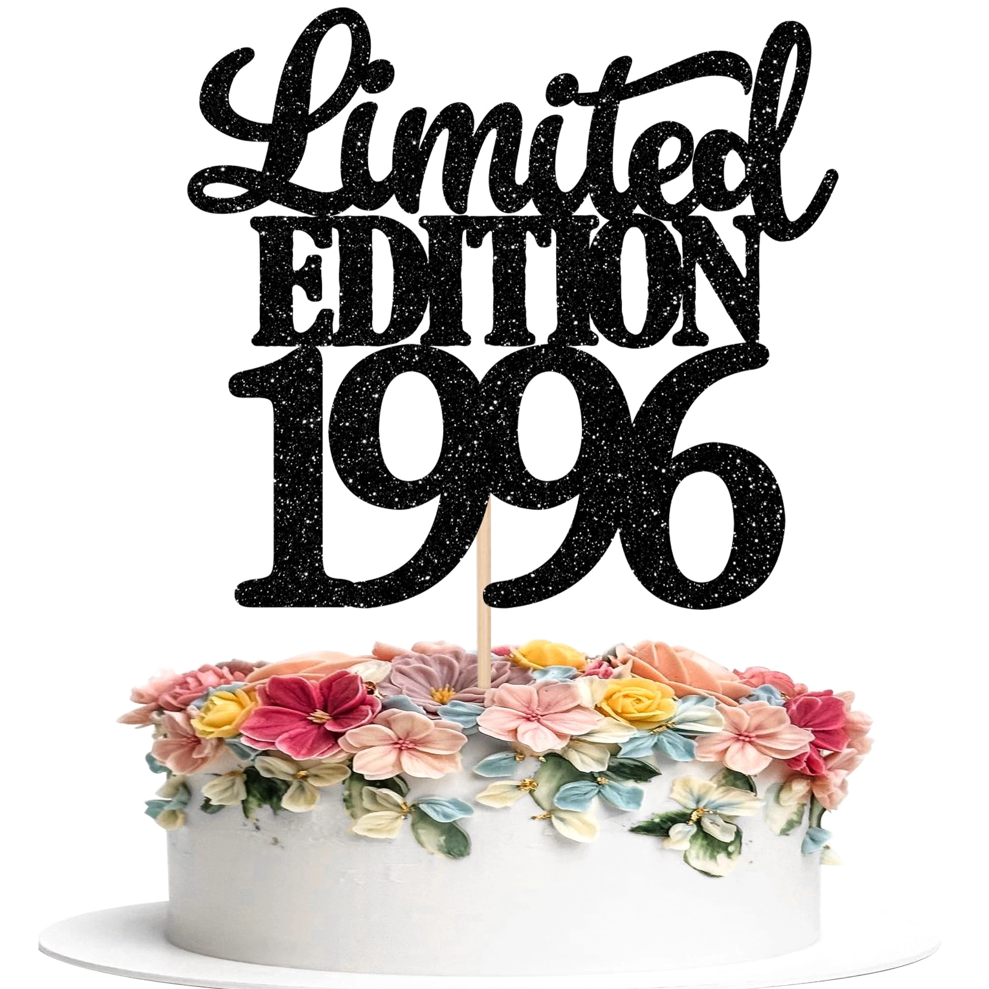 Limited Edition 1996 Cake Topper - 1 Pack Anniversary Birthday