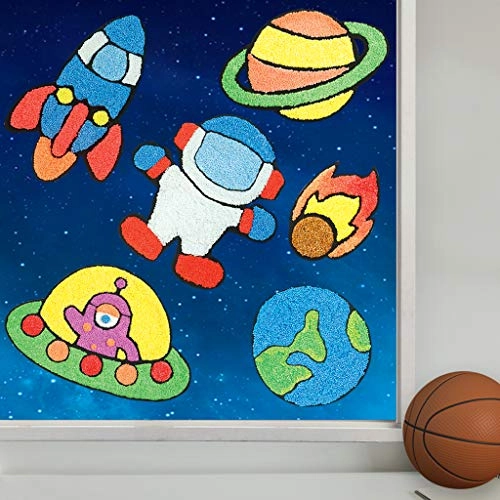 Clay Stickers Space - 3+ years 18 pcs
