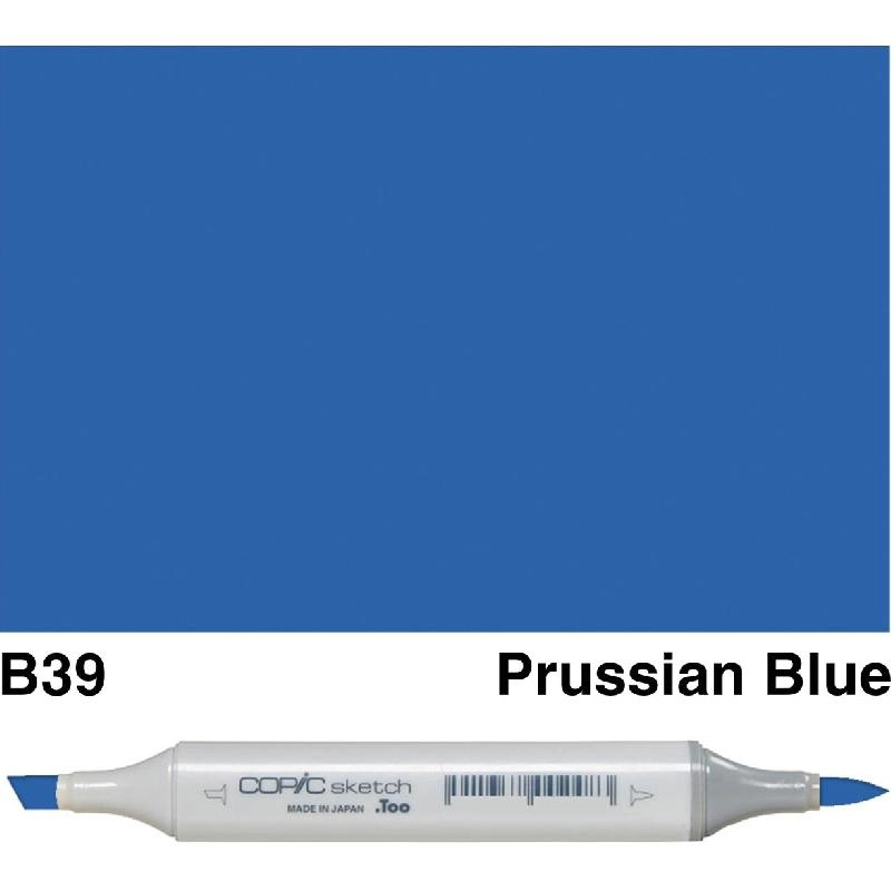 Copic Sketch B-39 - Prussian Blue Twin Tip
