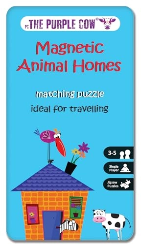 Magnetic Travel to Go Animal Homes-Matching Game - 3 years and up 1 pieces