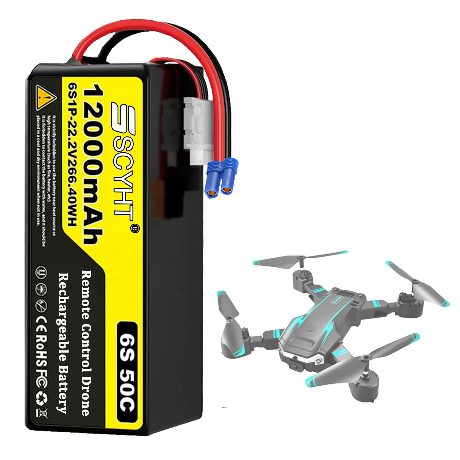 SSCYHT Lithium Battery - 22.2V 12000mAh XH-6S