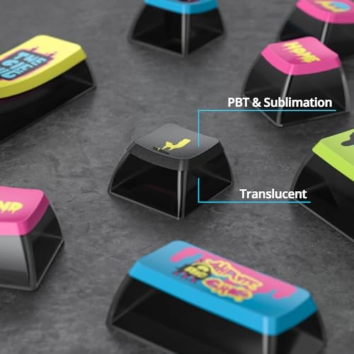 Pudding Keycaps - 120 keycaps ASA Profile PBT Dye-Sublimation