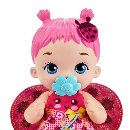 My Garden Baby Feed and Change Ladybug Baby Doll - 12-in Plastic Ages 24 months+