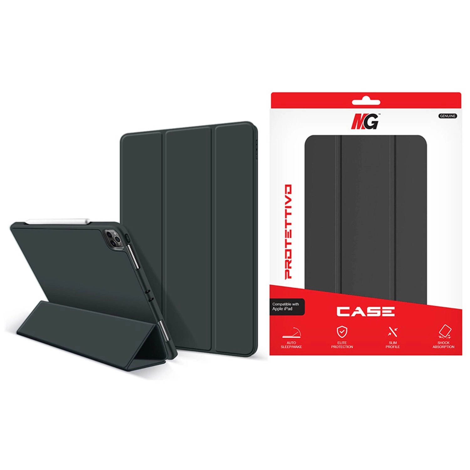 Flip Case with Screen Protector for iPad 11-inch