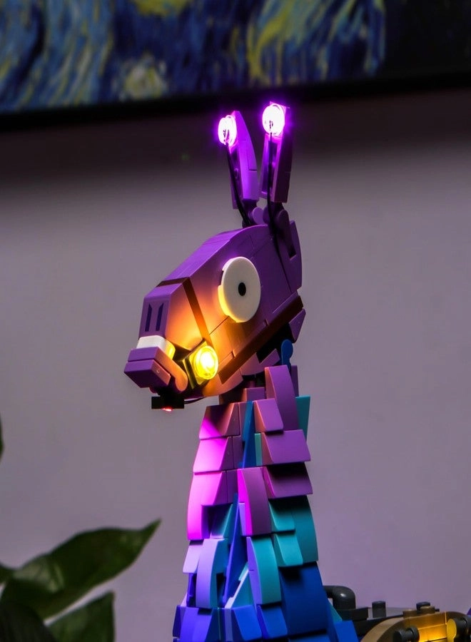 LED Lighting Kit for Supply Llama 77071 - Compatible with 77071 multicolored