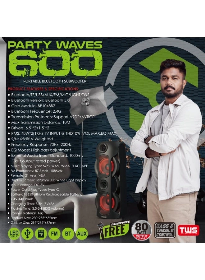 WAVES 600 - 80 watt