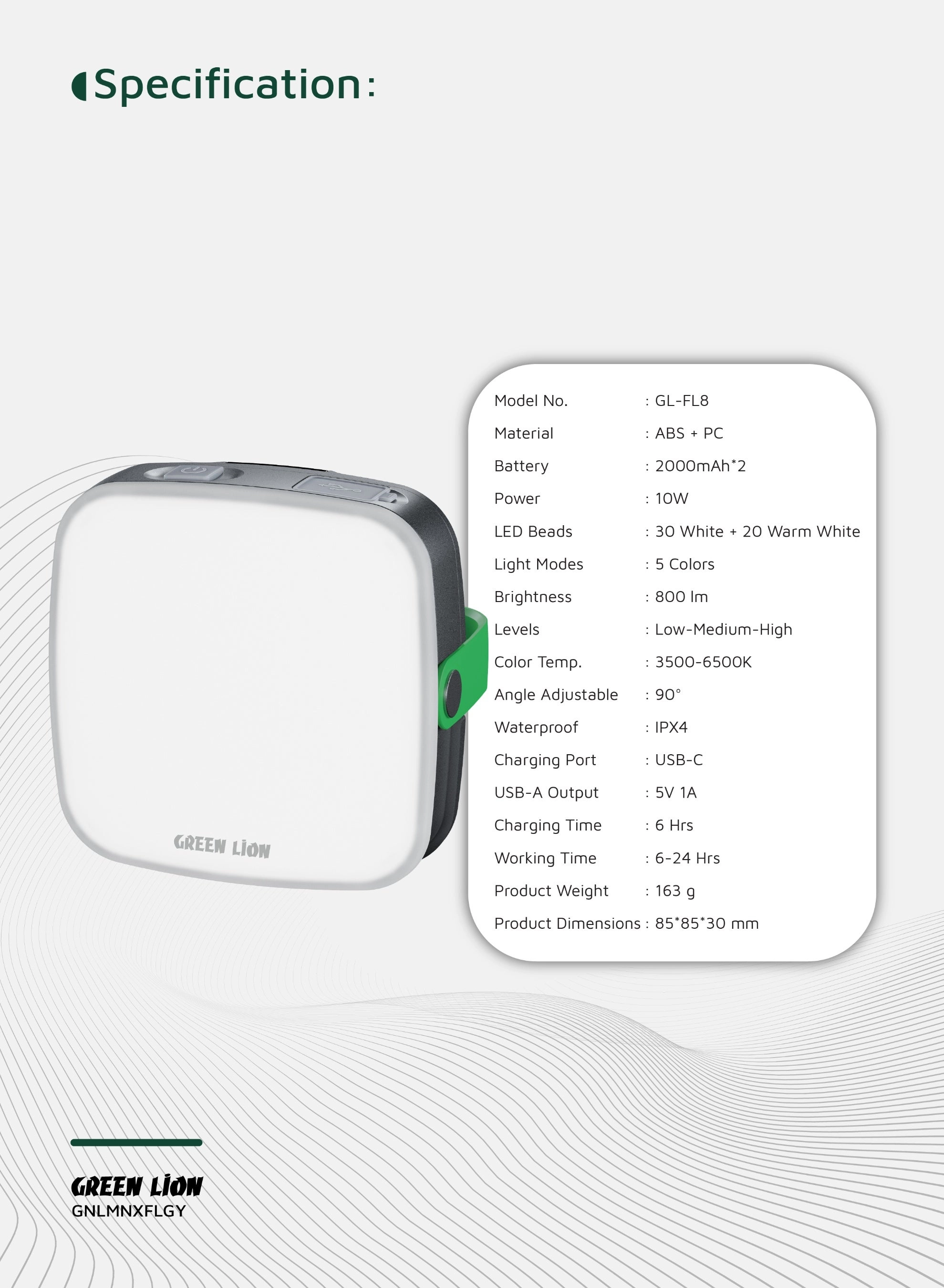 GNLMNXFLGY - 4000mAh 10W