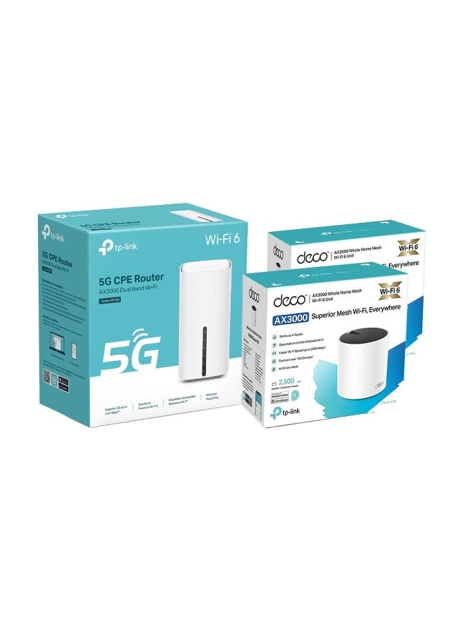 Archer NX500 + Deco X55 - 3000 Mbps 802.11ax