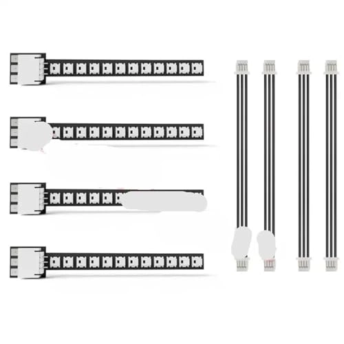 12 LED Lamp Beads - 4 Pieces 38mm/25mm
