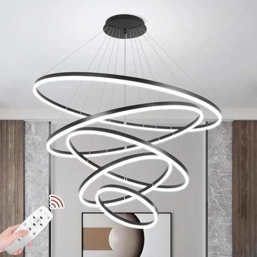 Villa Entrance Foyer Large Luxury Chandelier - 3000K-6000K Dimmable