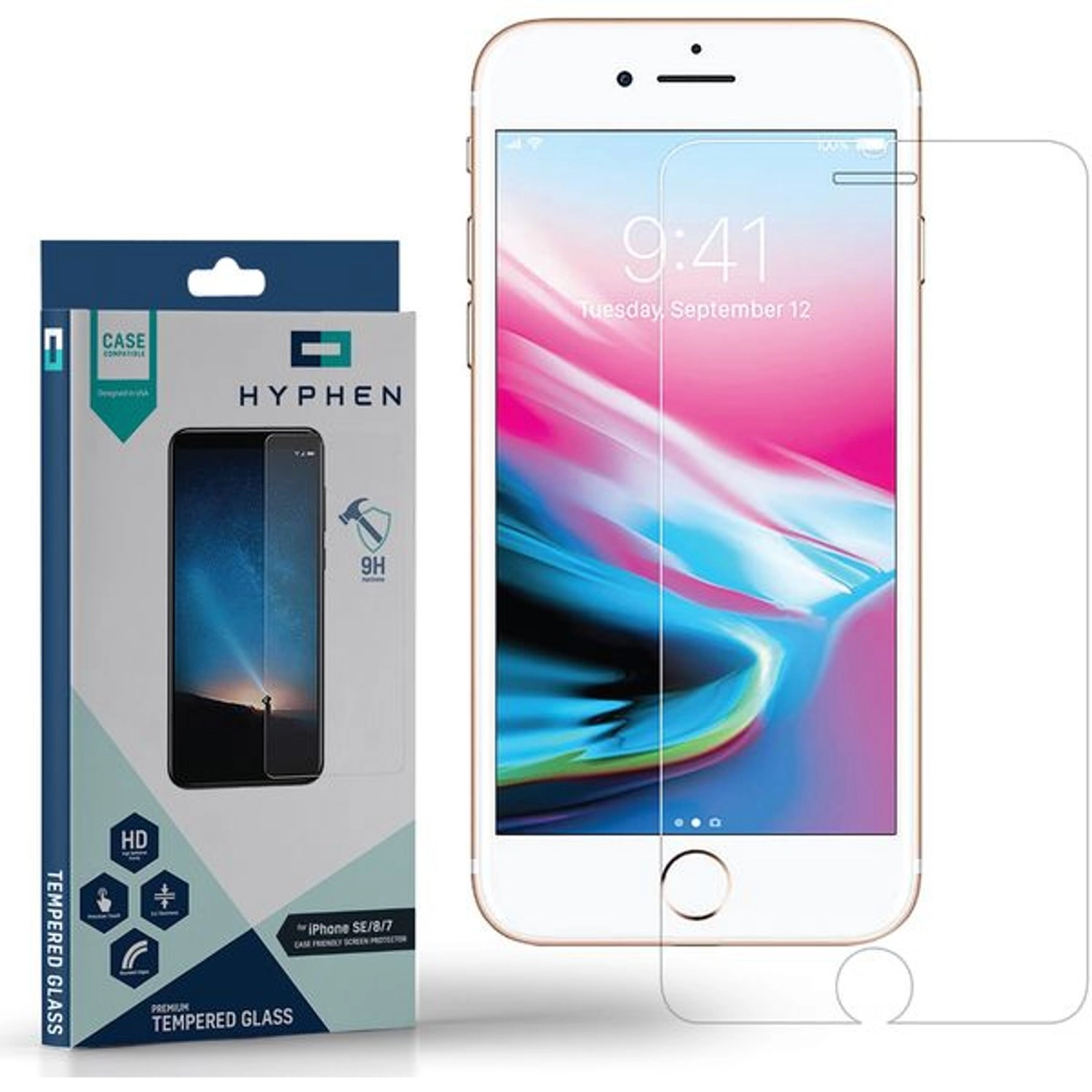 Tempered Glass Screen Protector for iPhone 7/8/SE