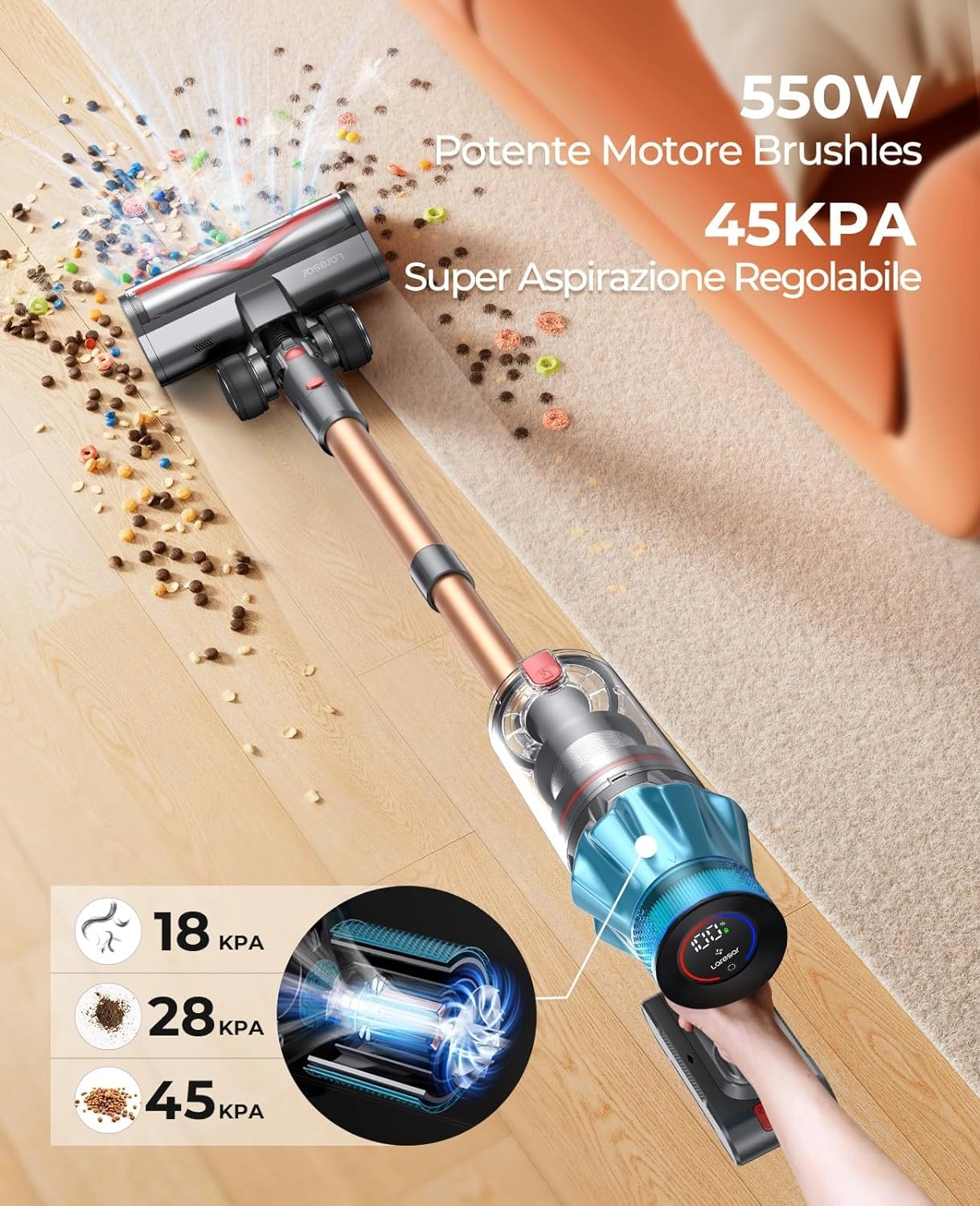 Ultra 7 - Stick Vacuum Cleaner 60 Mins Runtime