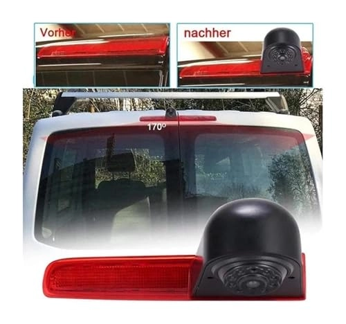 High Brake Light Reversing Camera - Night Vision Wireless 628x586 pixels