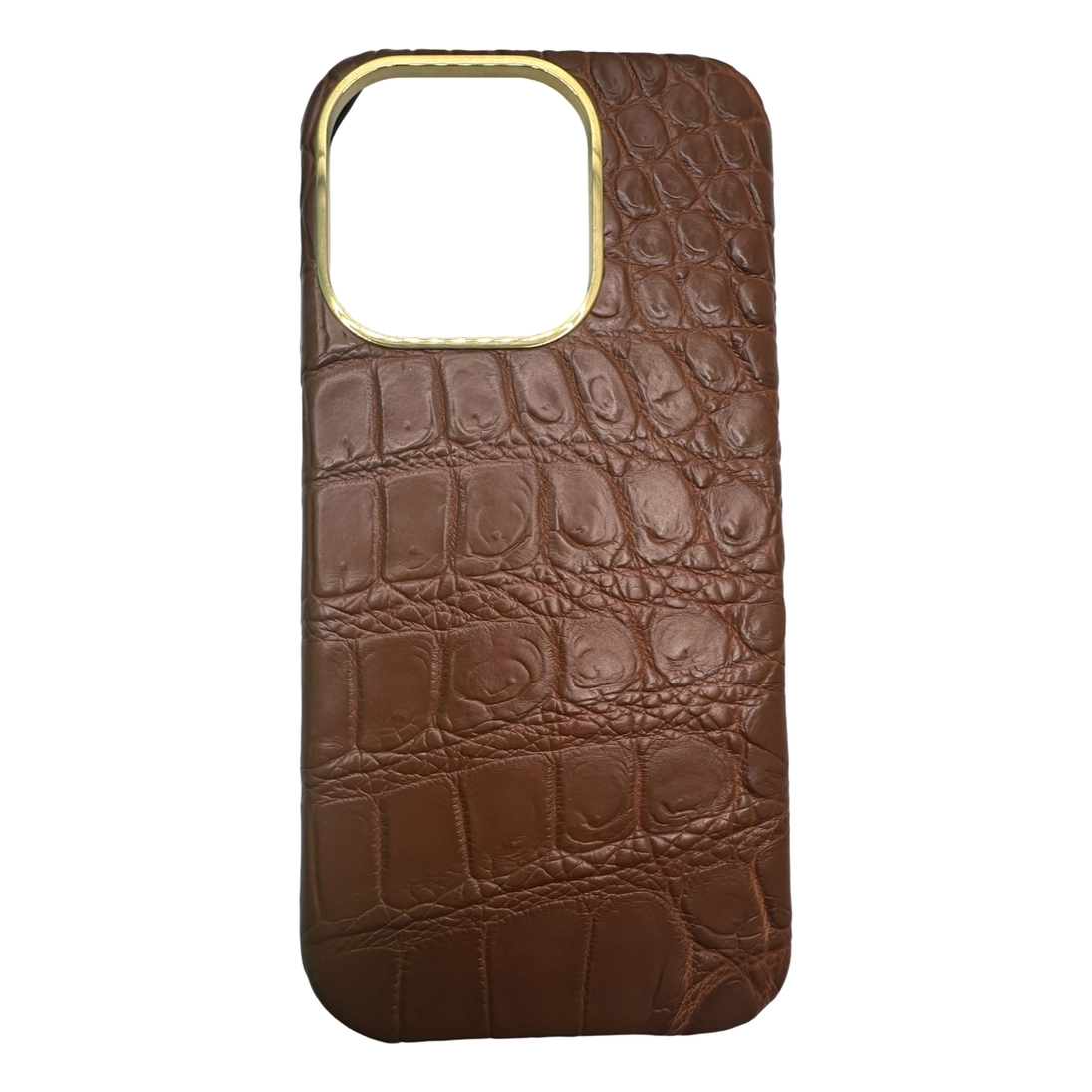 Aurora Concepts iPhone 16 Pro Max Case - Crocodile Leather for iPhone 16 Pro Max