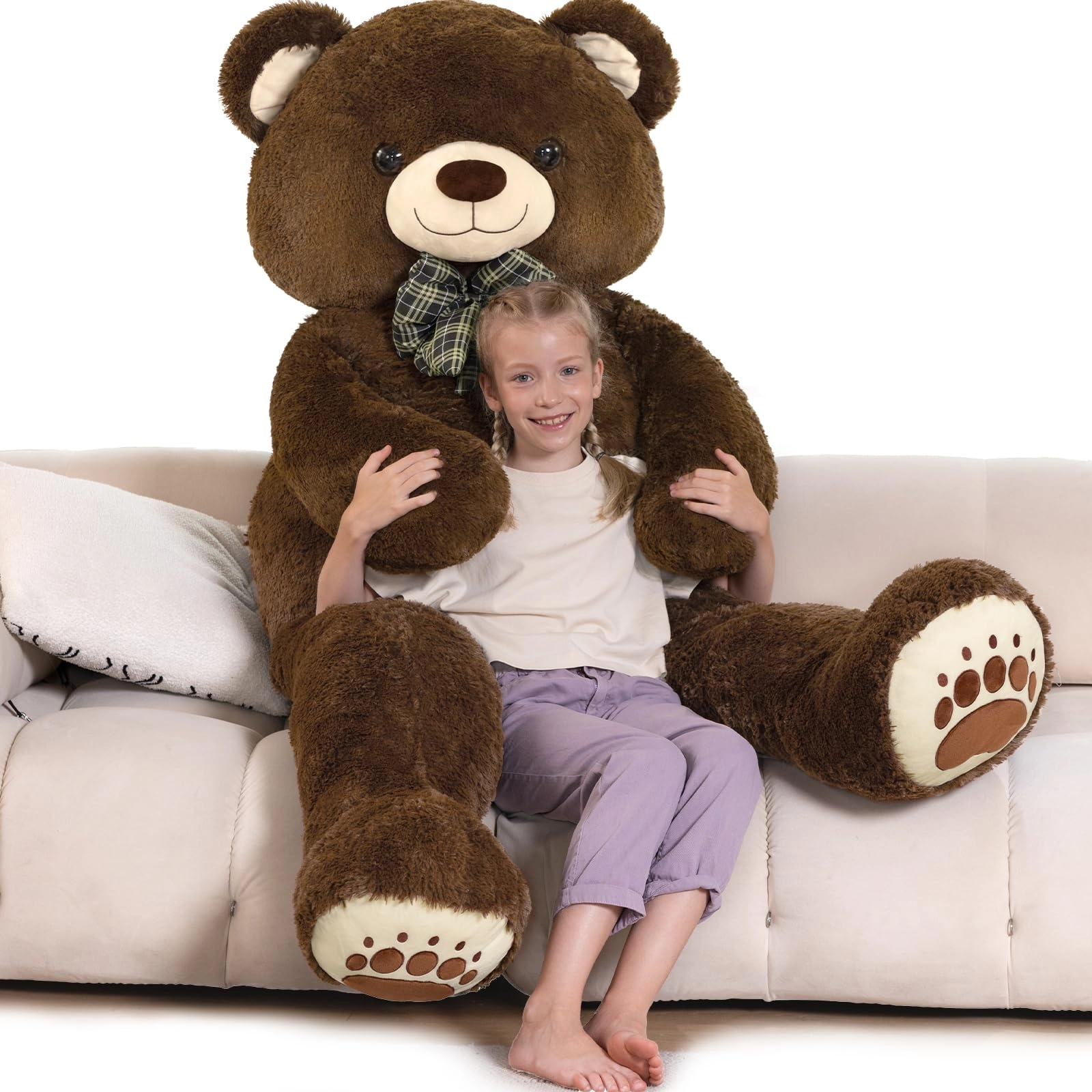 Suzhou Jinjieen Trading Co.Ltd Teddy Bear - 6 Feet Brown