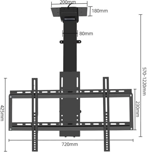 Ceiling TV Mount - 50kg 26-70 inch