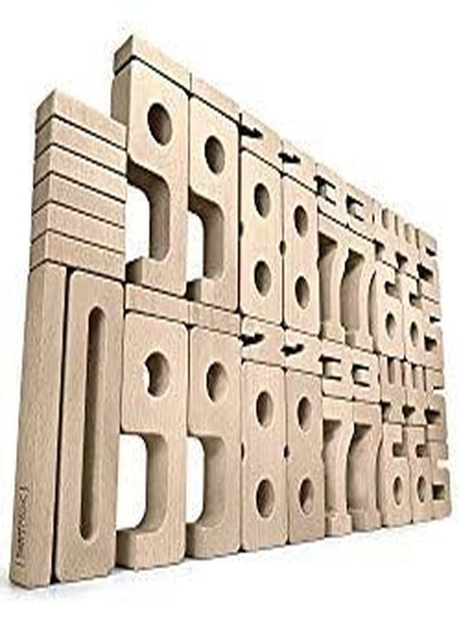 K.TEAM BLUEDRIZZLE Number Blocks - Wooden SumBlox Style