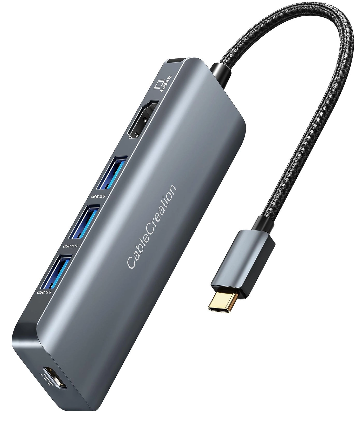 CableCreation USB-C Hub - 4K 60Hz 5-in-1 100W Power Delivery