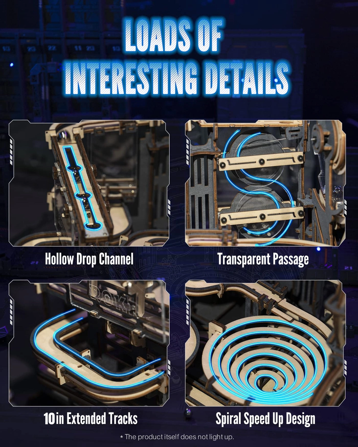 Marble Night City 3D Wooden Puzzle (LGA01)