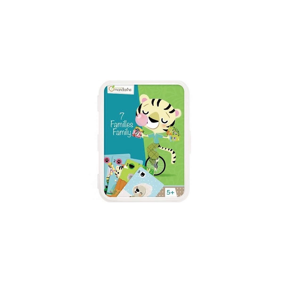 Avenue Mandarine Happy Families Animals - Card Game