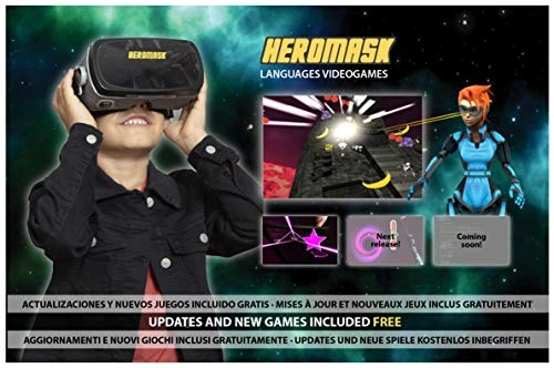 VR Headset - black + Maths educational games - 5-12 years