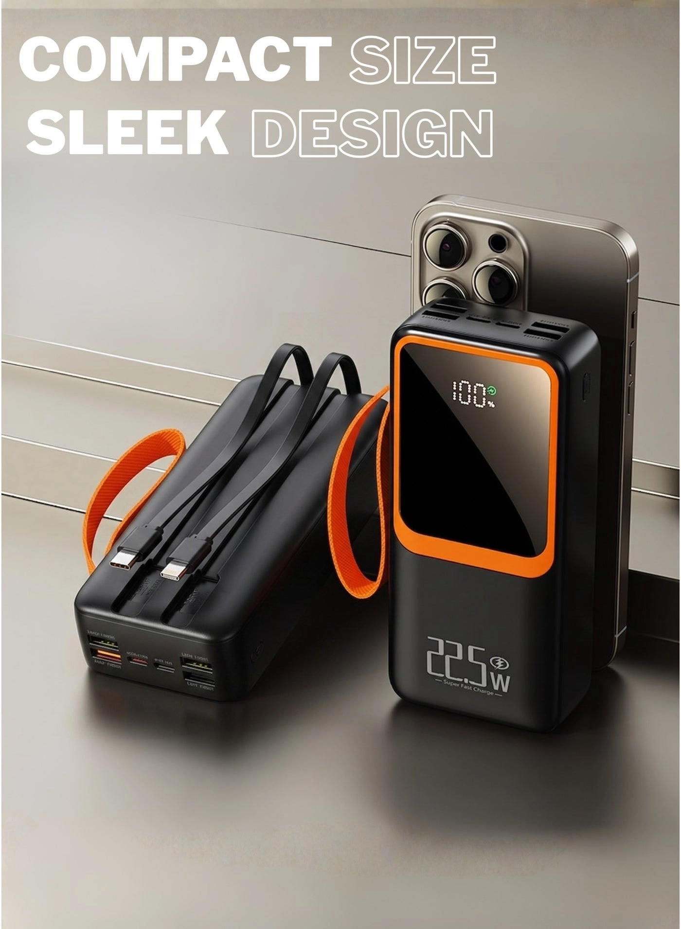 N60 - 50000mAh 22.5W Fast charging 4 USB-A 2 PD