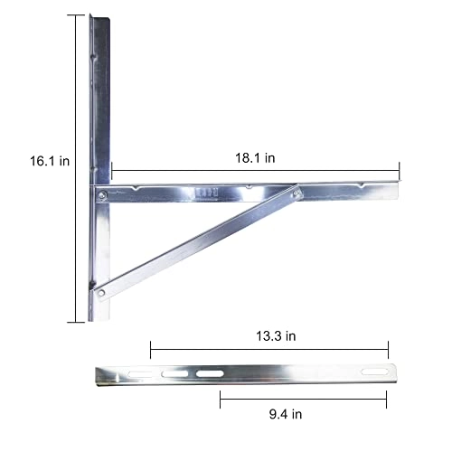 Wall Mounting Bracket - 9000-24000 BTU Stainless Steel