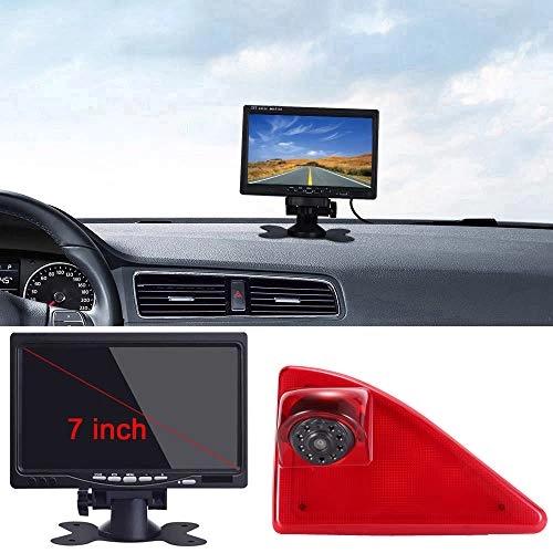 Brake Light Reversing Camera + Rear View Mirror Monitor - Night vision 628 x 586 pixels